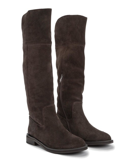 Bota de mujer de ante en marrón oscuro · Alma en Pena · El Corte Inglés