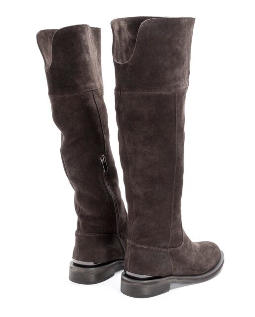 Bota de mujer de ante en marrón oscuro · Alma en Pena · El Corte Inglés