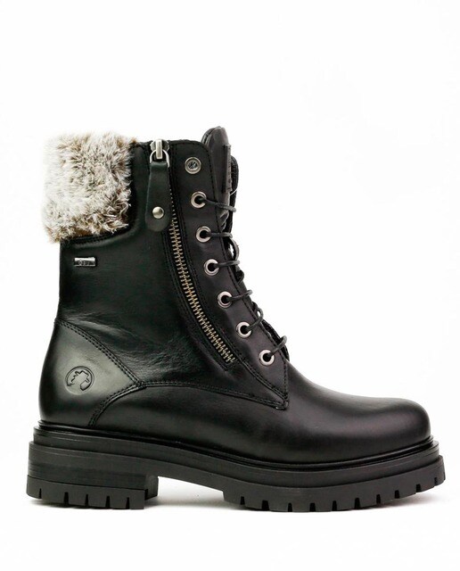 Botas de mujer de piel en negro con cuello de pelo · Coronel Tapiocca · El  Corte Inglés