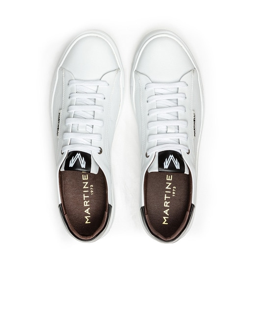 Zapatillas de piel de hombre con cordones en color blanco · Martinelli · El  Corte Inglés