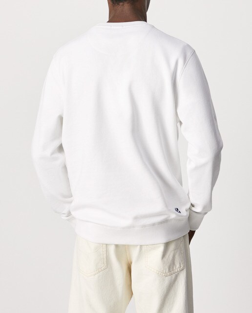 Sudadera de hombre en color blanco con logo frontal · Pepe Jeans · El Corte  Inglés
