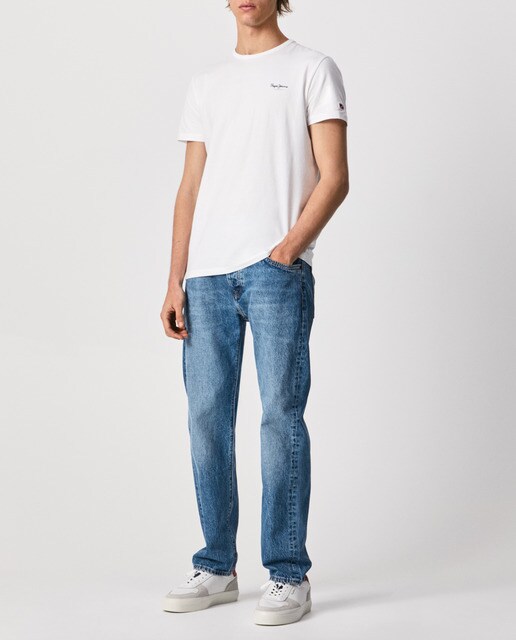 Camiseta de hombre en color blanco de manga corta · Pepe Jeans · El Corte  Inglés