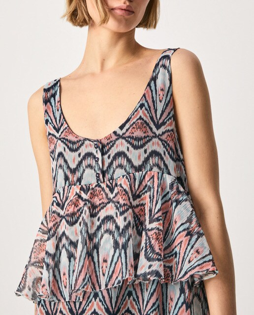 Vestido corto con estampado Ikat · Pepe Jeans · El Corte Inglés