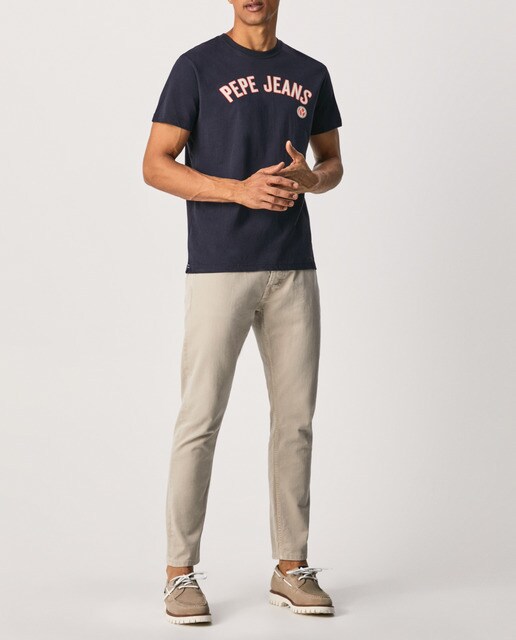 Camiseta de hombre en color azul marino de manga corta · Pepe Jeans · El Corte  Inglés