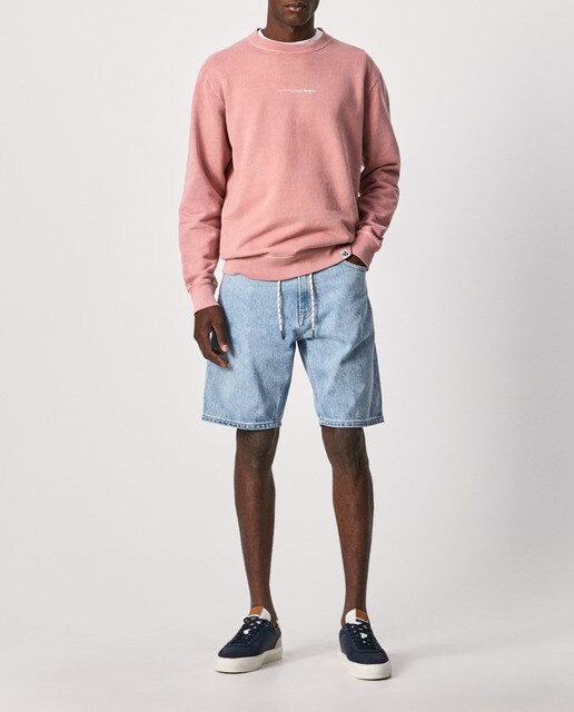 Sudadera de hombre en color rosa con cuello redondo · Pepe Jeans · El Corte  Inglés