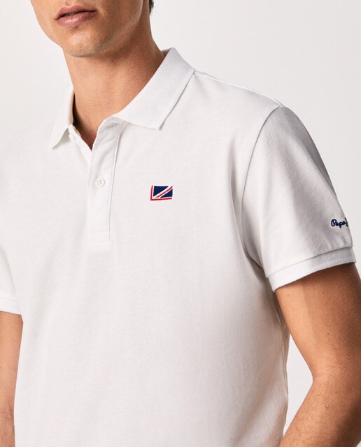 Polo piqué de hombre en color blanco manga corta · Pepe Jeans · El Corte  Inglés