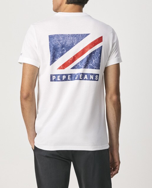Camiseta de hombre en color blanco de manga corta · Pepe Jeans · El Corte  Inglés