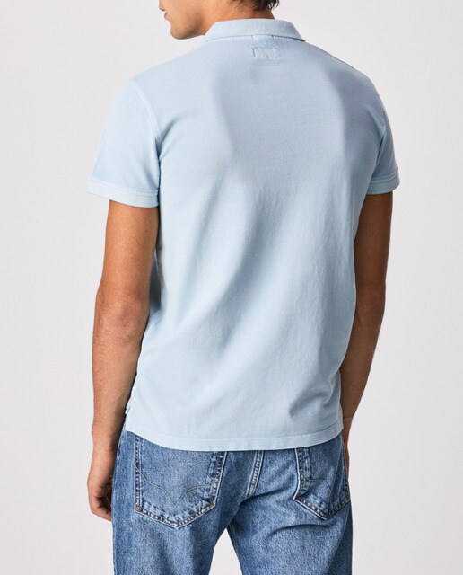 Polo piqué de hombre de manga corta con logo bordado · Pepe Jeans · El  Corte Inglés
