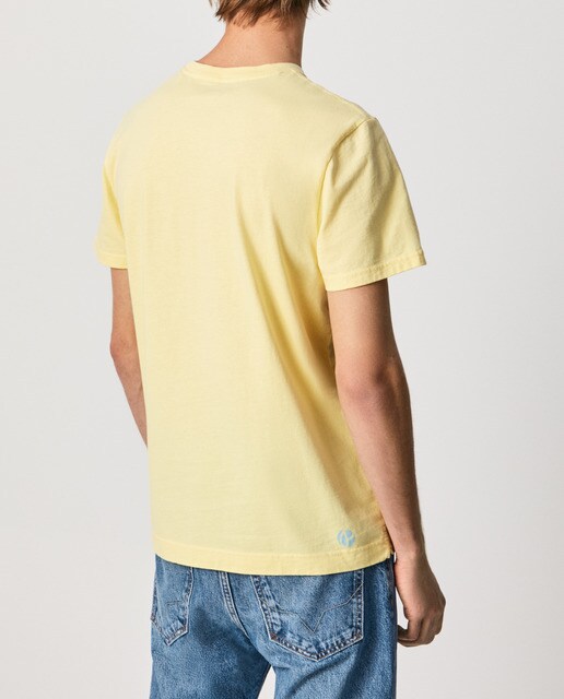 Camiseta de hombre en color amarillo de manga corta · Pepe Jeans · El Corte  Inglés