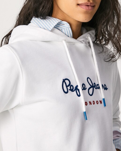 Sudadera de mujer con capucha y logo estampado · Pepe Jeans · El Corte  Inglés