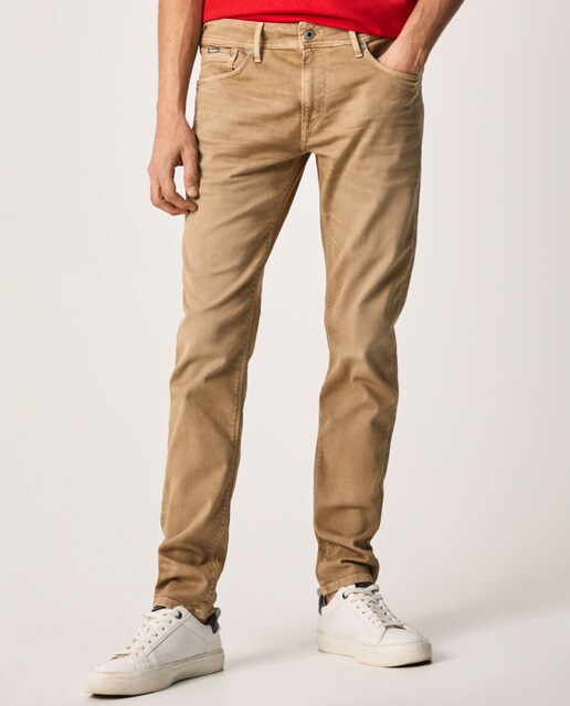 Pantalón cinco bolsillos de hombre regular en color camel · Pepe Jeans · El  Corte Inglés