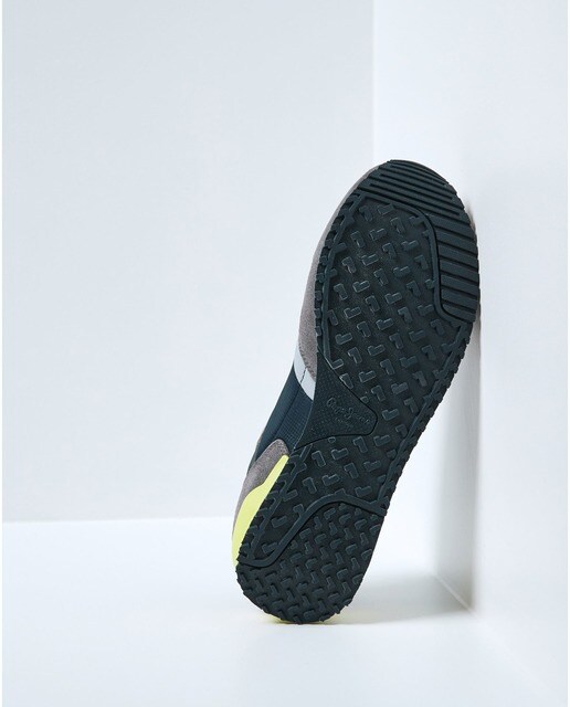 Zapatillas deportivas de hombre con detalles acolchados color gris · Pepe  Jeans · El Corte Inglés