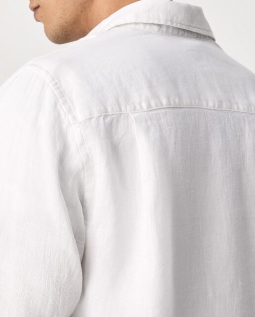 Camisa de lino de hombre regular lisa en color blanco · Pepe Jeans · El  Corte Inglés
