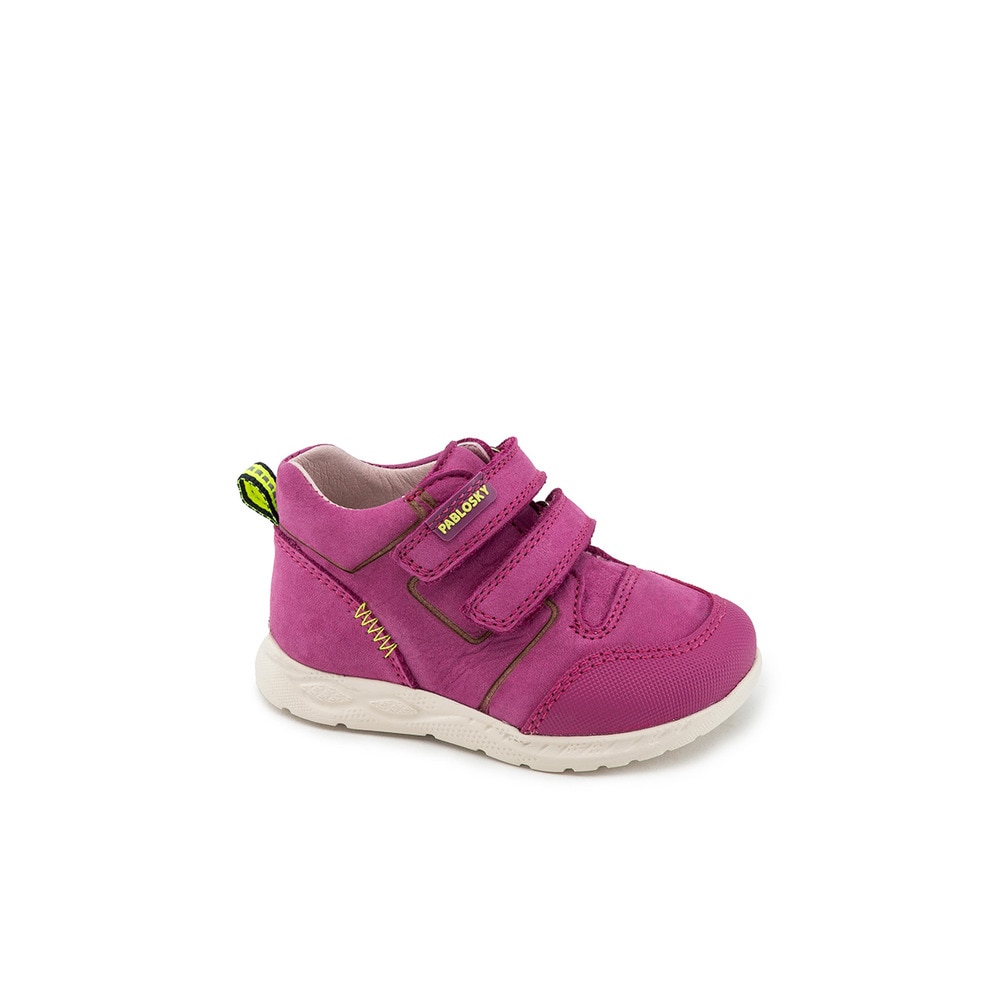 Botas de Bebé de Pele em Rosa Pablosky Rosa-1