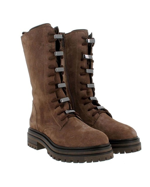 Botas de mujer acordonadas en marrón · BLOGGER · El Corte Inglés