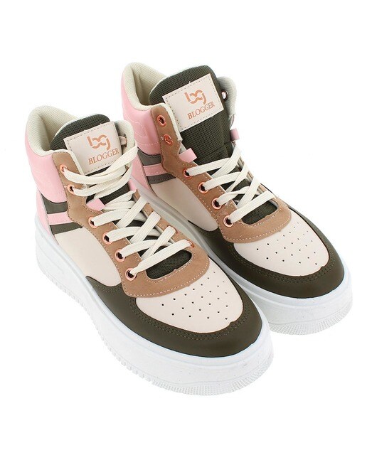 Zapatillas deportivas de mujer abotinadas en varios colores · BLOGGER · El  Corte Inglés