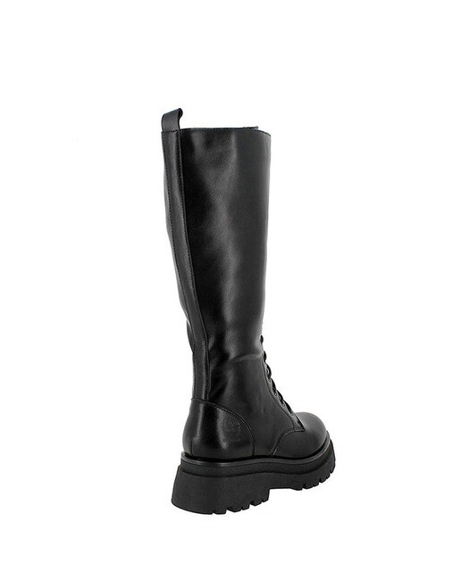 Botas de mujer acordonadas altas en negro · BLOGGER · El Corte Inglés