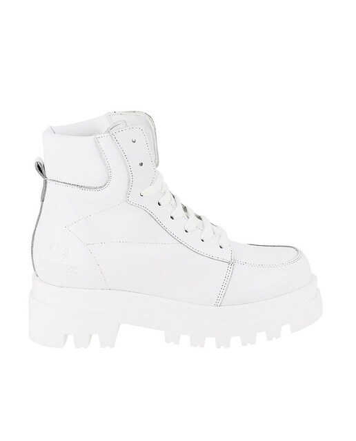 Botines de mujer con cordones en blanco · BLOGGER · El Corte Inglés