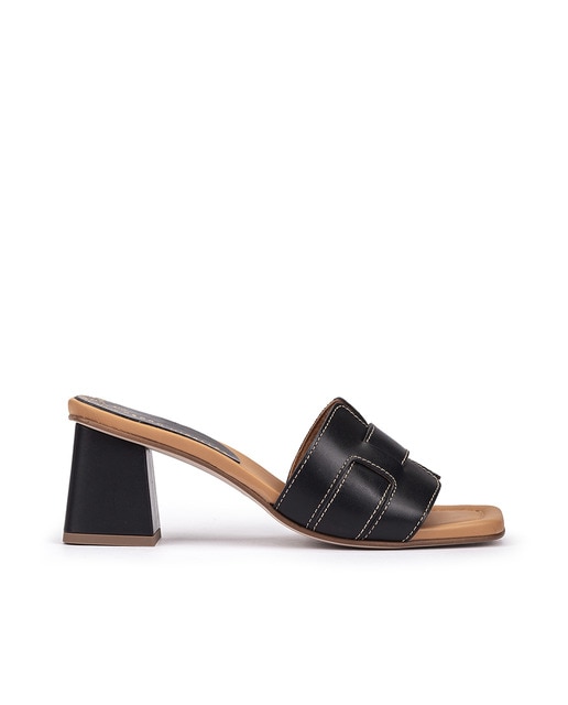 Sandalias de tacón de mujer de piel en color azul marino · Pedro Miralles · El  Corte Inglés