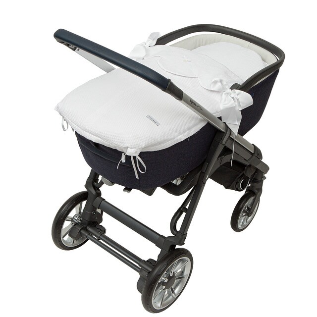 Saco (33x75) Bimbiclass Toscana para capazo en blanco · El Corte Inglés