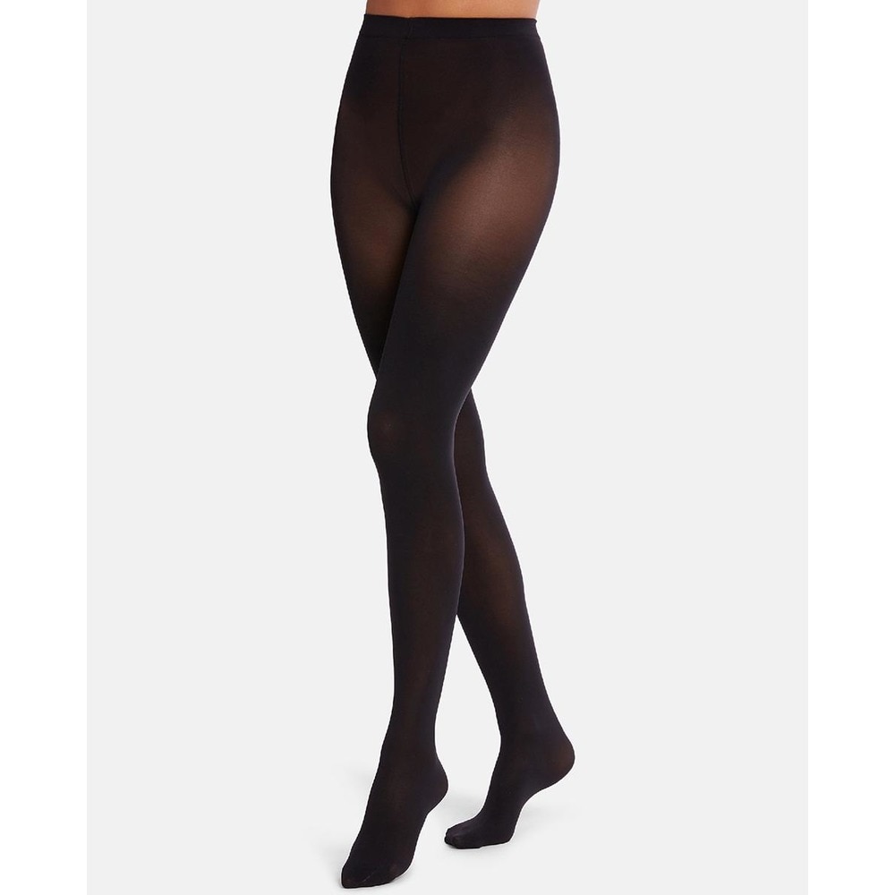 Panty de 50D con brillo aterciopelados - Wolford - Negro Negro-1