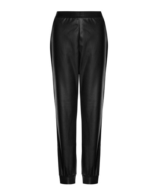 Pantalón recto de mujer efecto piel en negro · Wolford · El Corte Inglés