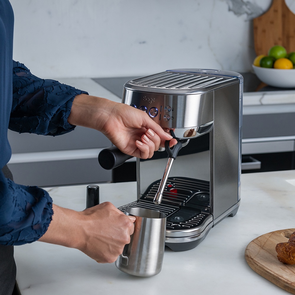 Cafetera automática Sage SES500BSS4EEU1 Bambino Plus - Plata Plata-3