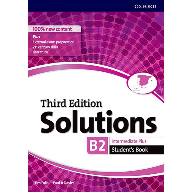 Imagen 0 de SOLUTIONS INTERMEDIATE PLUS STUDENT'S BOOK THIRD EDITION 2017