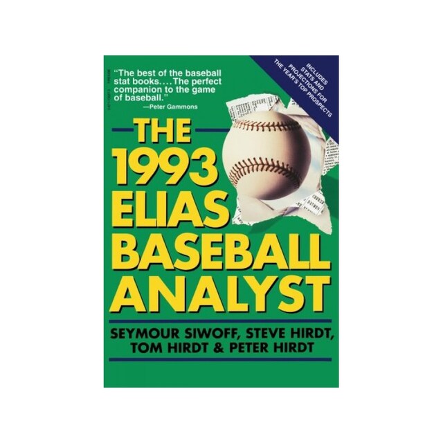 Imagen 0 de 1993 Elias Baseball Analyst