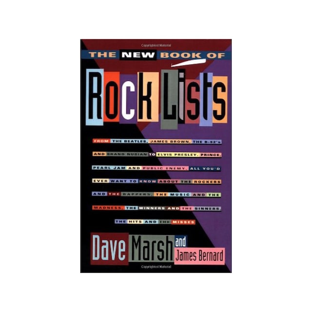 Imagen 0 de The New Book Of Rock Lists