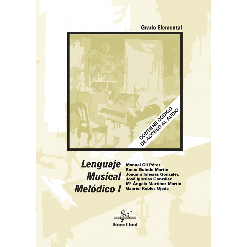 Lenguaje musical melódico 1: Audio en app (Tapa blanda) 1