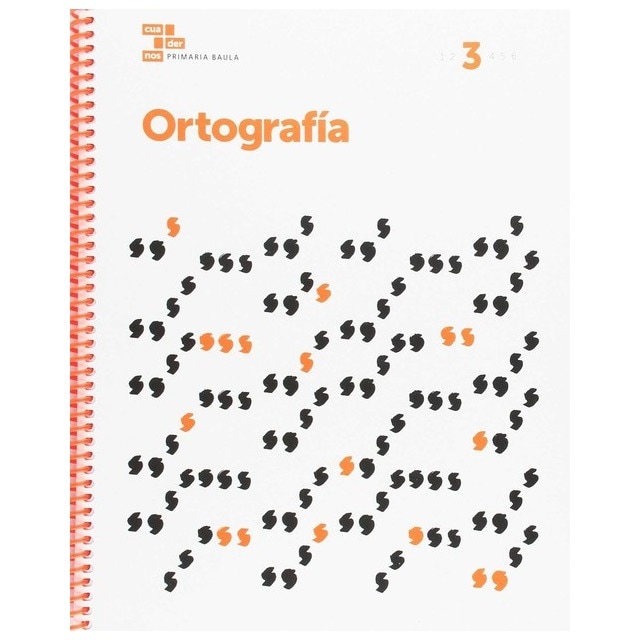 Ortografía 3 Primaria Baula  (Tapa blanda) 1