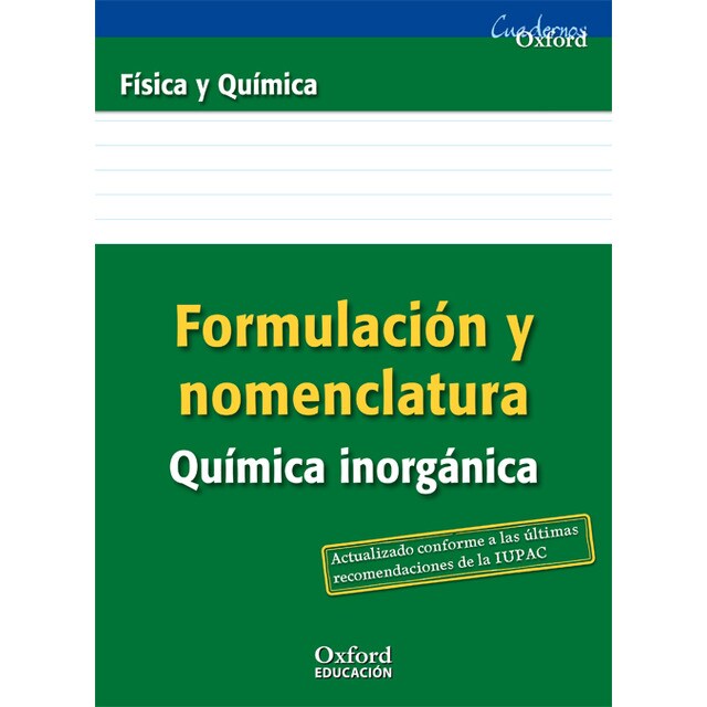 Imagen 0 de Formulación y Nomenclatura Química Inorgánica ESO/Bachillera