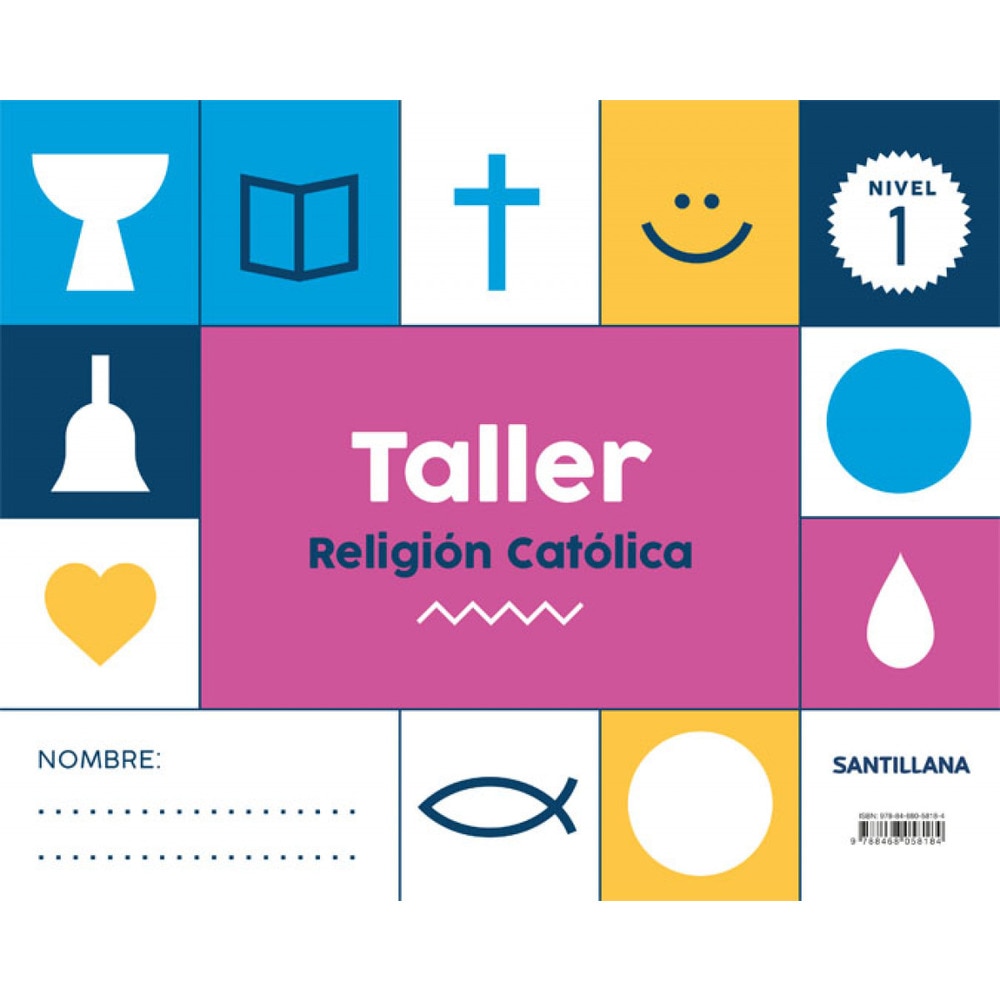 TALLER RELIGION CATOLICA NIVEL 1 (Tapa blanda) 1