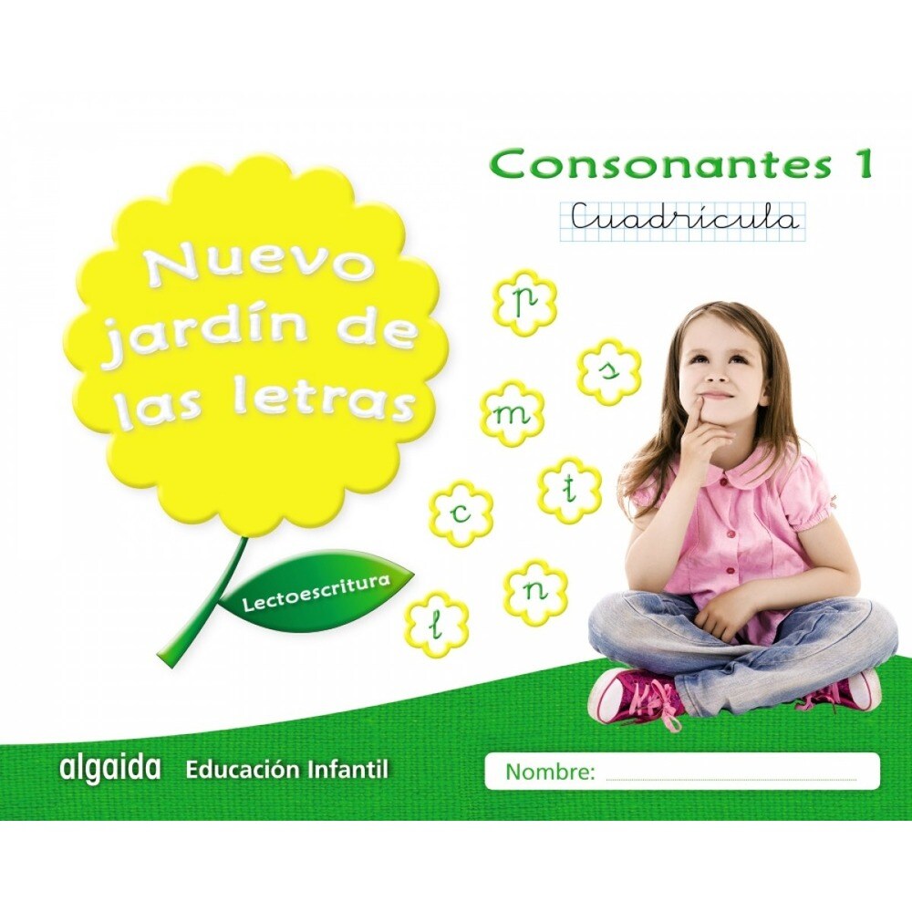 Imagen 0 de NUEVO JARDIN DE LETRAS CONSONANTES 1 CUADRÍCULA