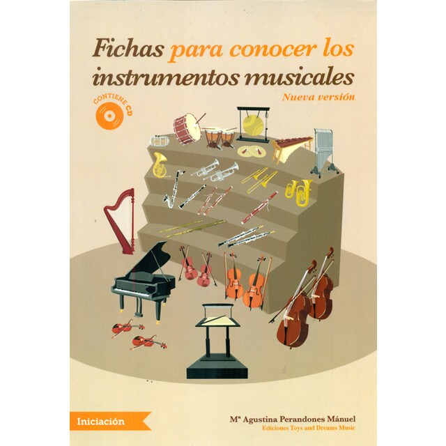 Imagen 0 de Fichas para conocer los instrumentos musicales. Contiene CD.