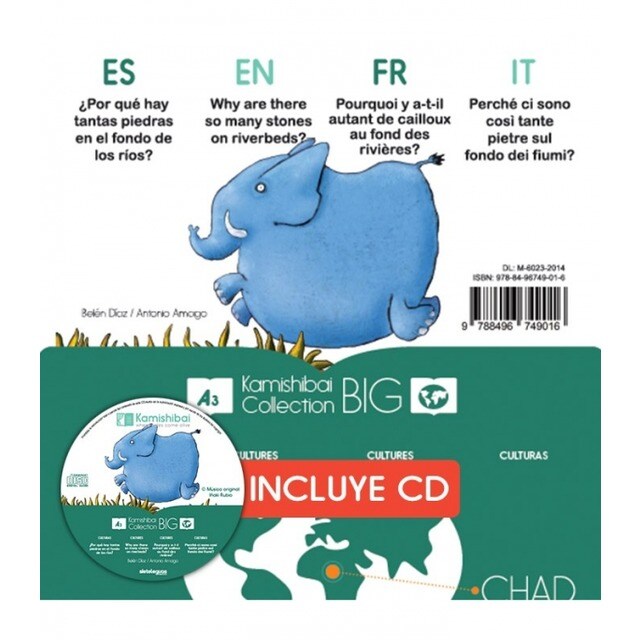 Imagen 0 de ¿Por que hay tantas piedras en el fondo de los ríos? (Es-En-Fr-It) Cuento para Kamishibai A3 con CD
