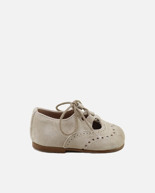 Zapato inglés de bebés de ante color beige · Eli 1957 · El Corte Inglés