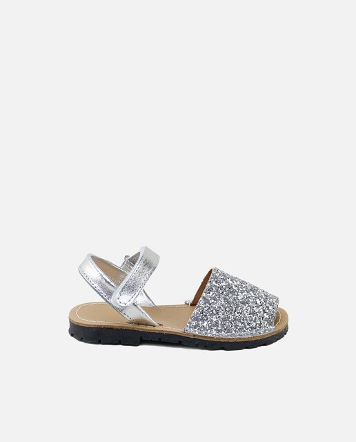 Menorquinas de niña en top glitter color plata · Eli 1957 · El Corte Inglés