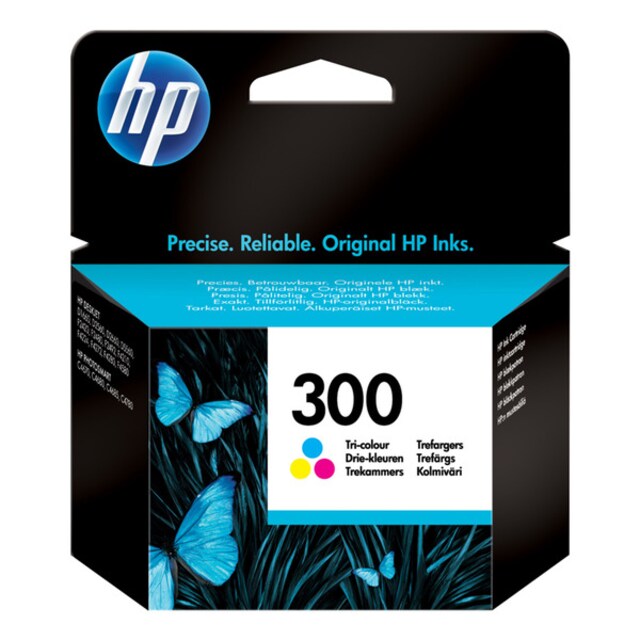 Imagen 0 de Cartucho HP 300 tricolor original tinta (CC643EE)