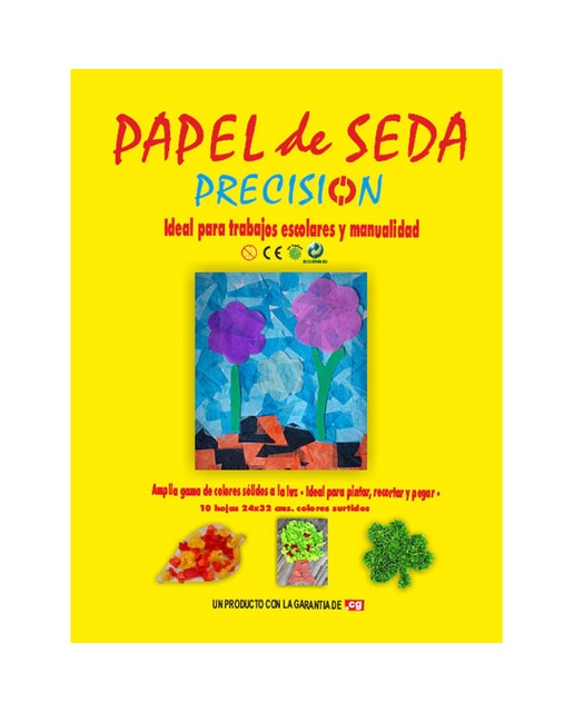 Imagem 0 de Bolsa de 10 folhas de seda de cores Precision