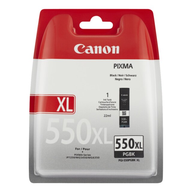 Imagen 0 de Cartucho de tinta original Canon PGI-550 XL negro (6431B004)