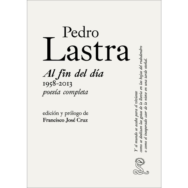 Imagem 0 de Al Fin Del Día Poesía Completa