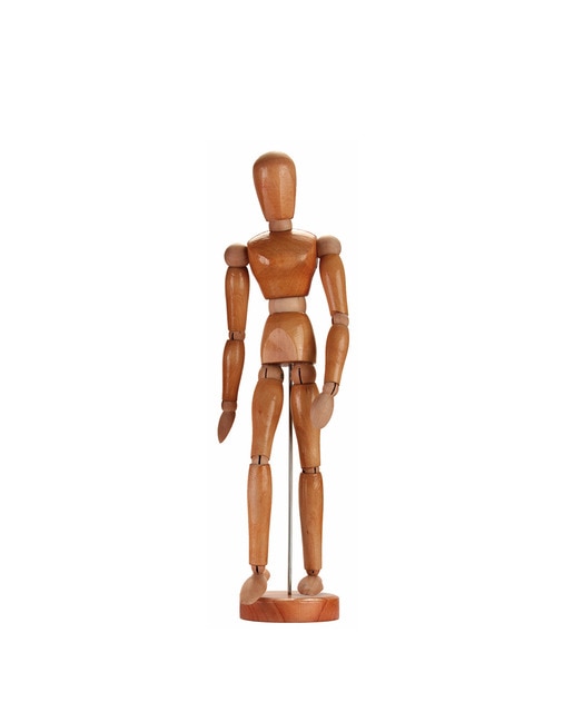 Imagen 0 de Maniqui Femenino Barnizado Medida 30 cms Talens Beige