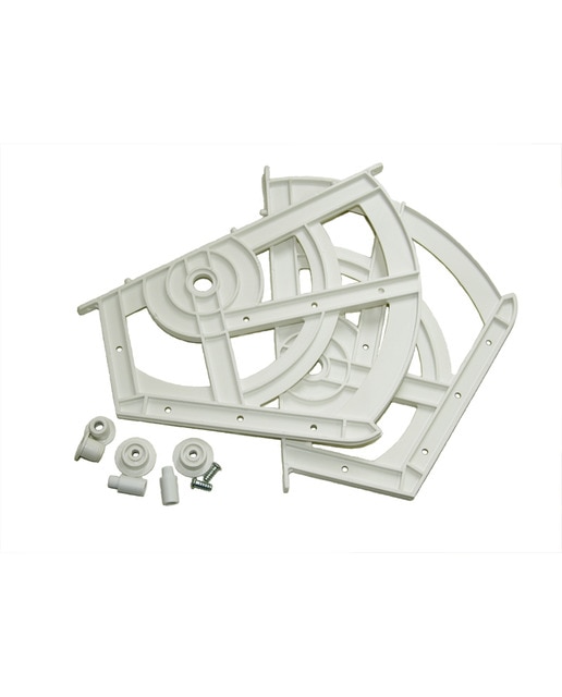 Juego Compás Mueble Zapatero Blanco-1