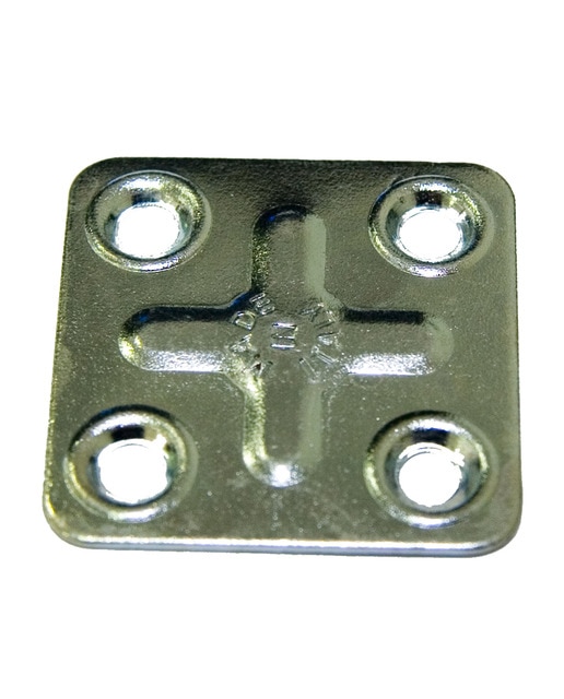 Atado 2 placas zincadas M.PASCUAL - 81023 - 50X40 MM 1