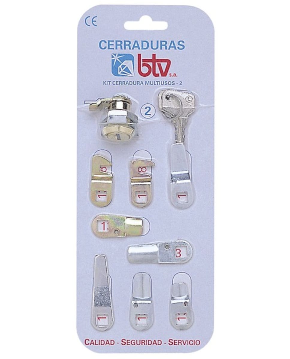 Kit Cerradura Buzón Oro-1