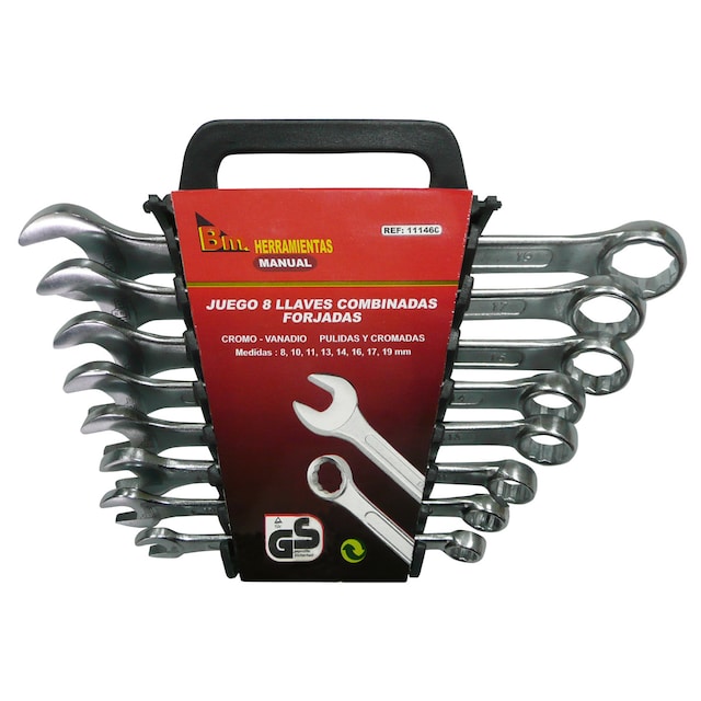 Imagen 0 de Juego 8 llaves combinadas forjadas