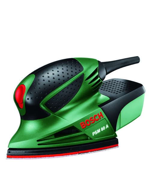 Lijadora Mouse Eléctrica con cable a red 80 W PSM 80 A + Maletín Verde / Negro-1