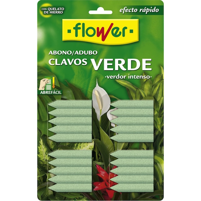 Imagen 0 de Abono clavos verde Flower blister